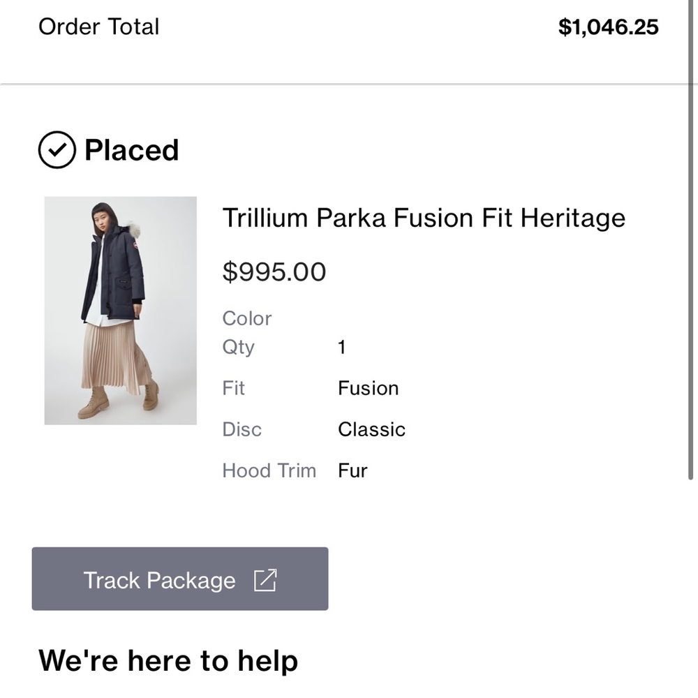 Trillium Parka with Fur Trim